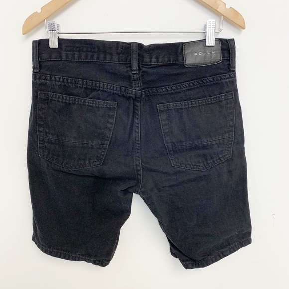 PacSun Black Ripped distressed Cotton Jean Shorts Waist 31 - Picture 4 of 12